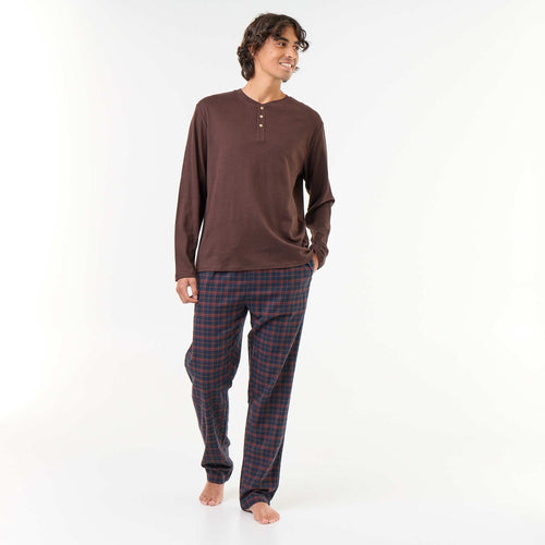 Pyjama t-shirt + pantalon en flanelle - 2 pièces
