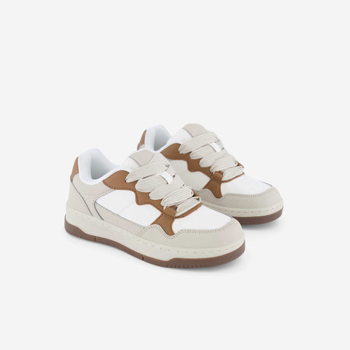 Baskets basses en simili