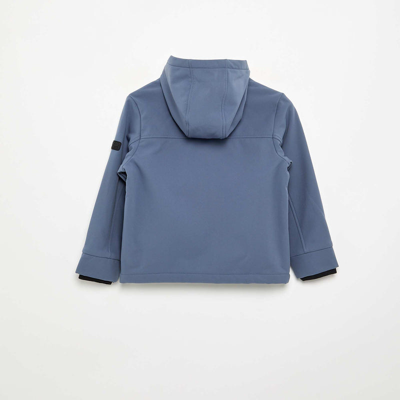 Blouson à capuche doublé en micro polaire