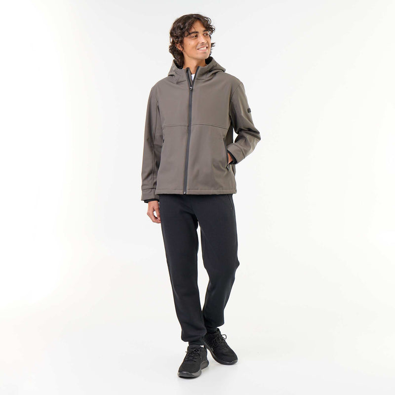 Blouson à capuche néoprène doublé micro-polaire