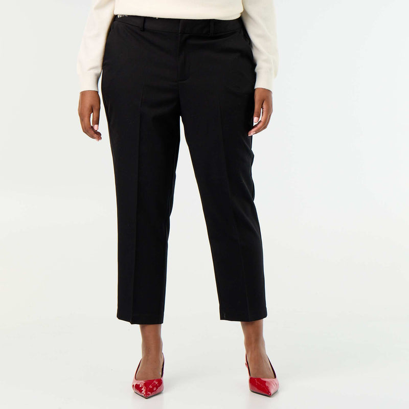 Pantalon cigarette uni
