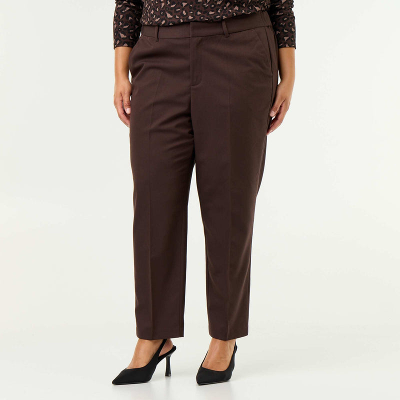 Pantalon cigarette uni