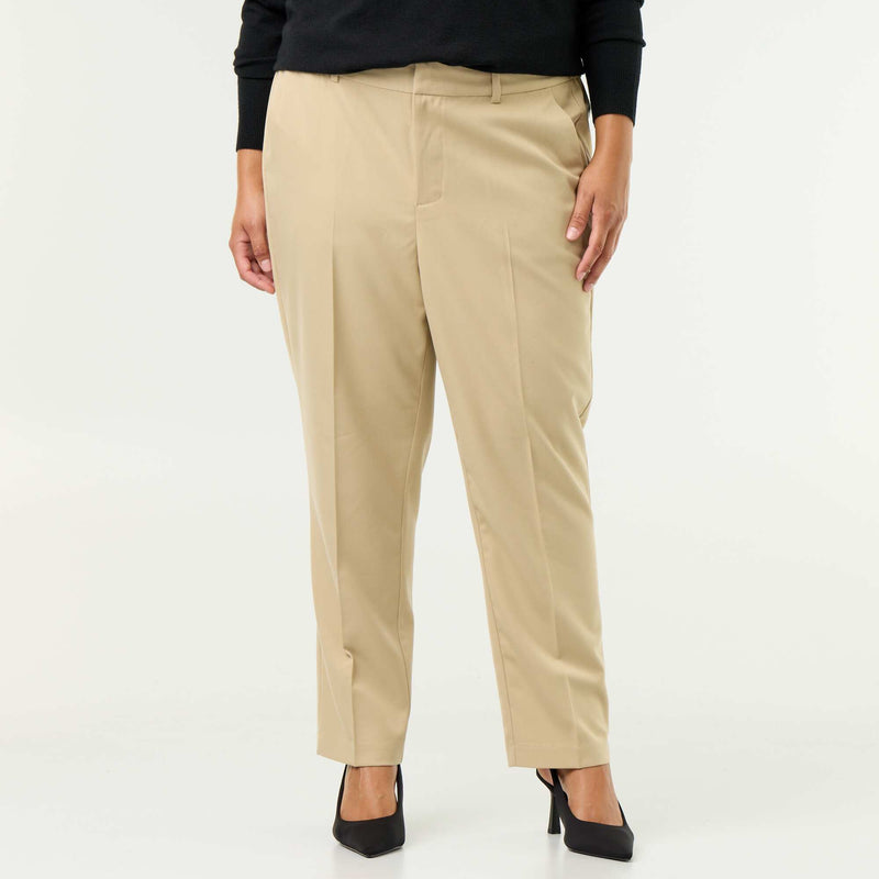 Pantalon cigarette uni