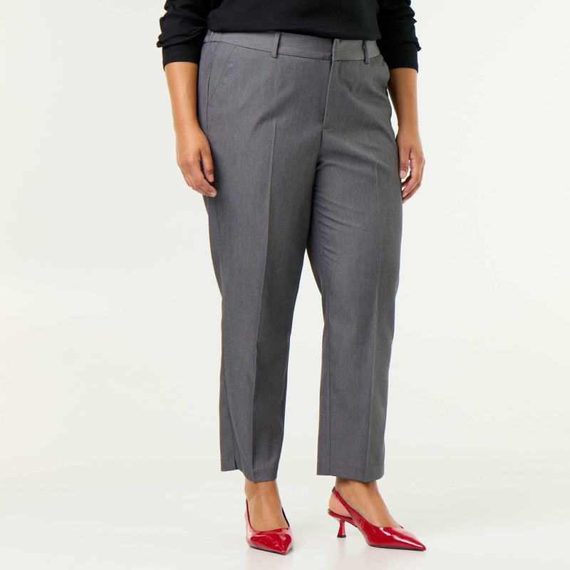Pantalon cigarette uni
