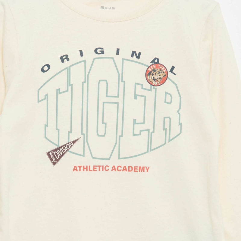 T-shirt imprimé à manches longues