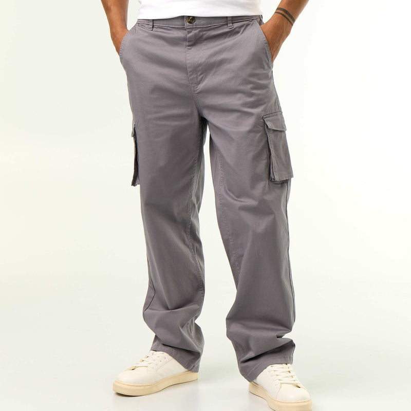 Pantalon multipoches relaxed fit