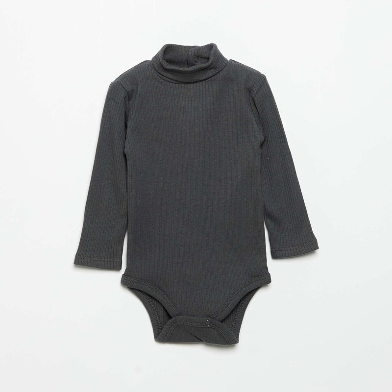 Lot de 3 bodies à col roulé – Kiabi Maroc