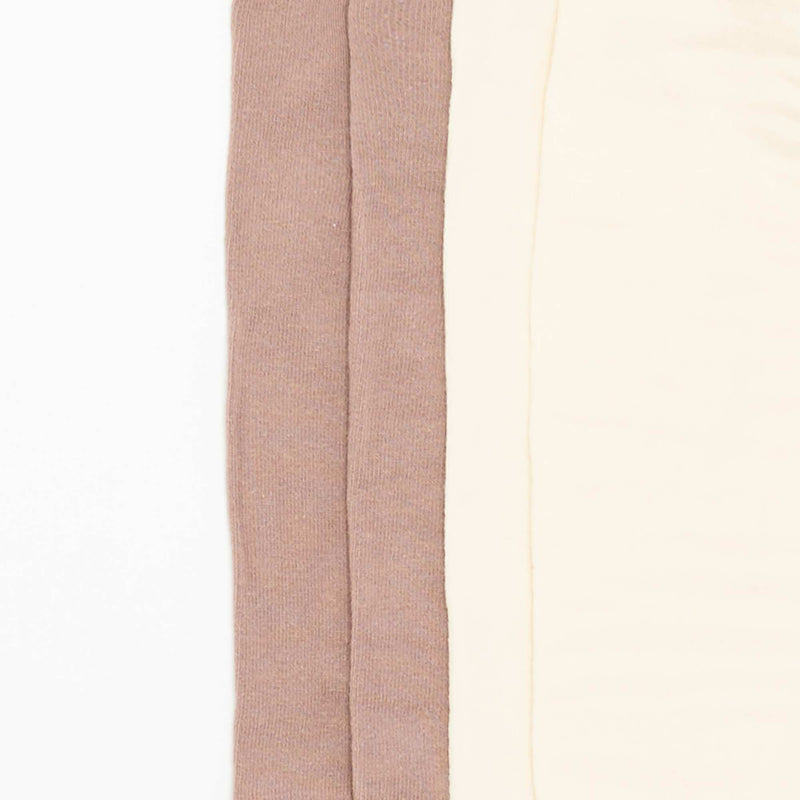 Lot de 2 paires de collants unies