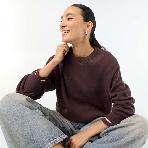Pull en coton épais