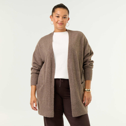 Gilet long ouvert