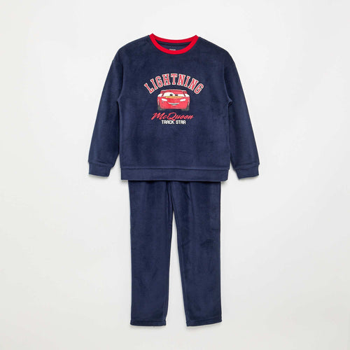 Haut de pyjama et bas de pyjama bleu