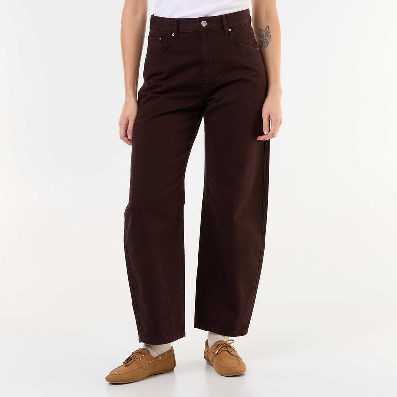 Pantalon en denim forme large barrel