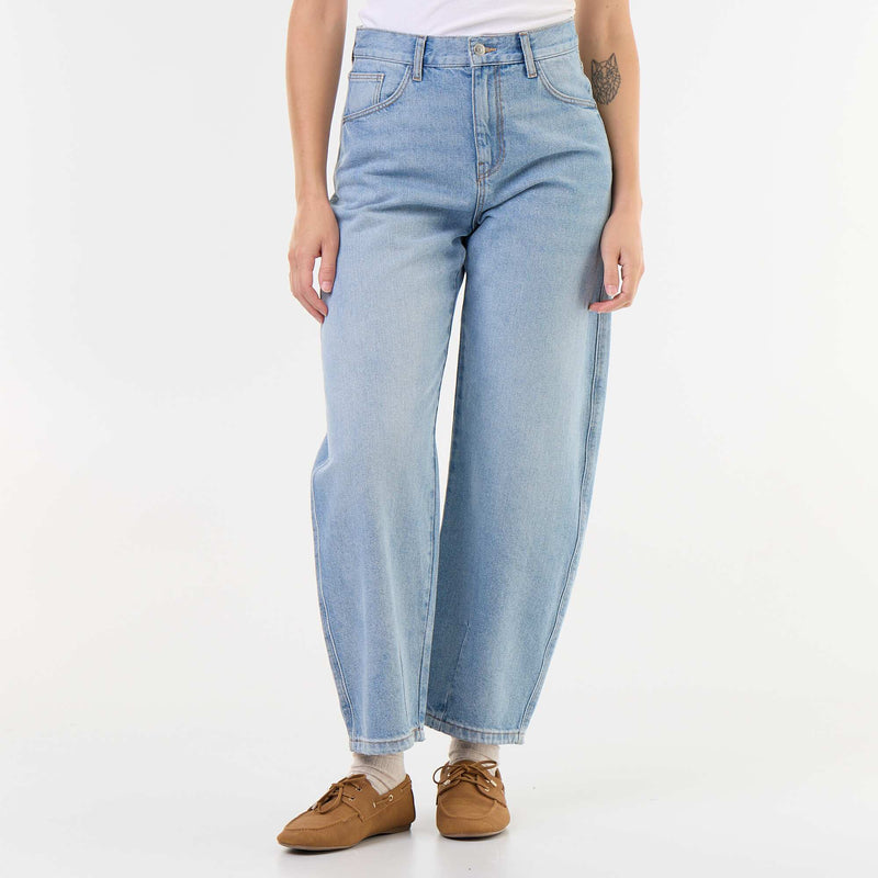 Pantalon en denim forme large barrel