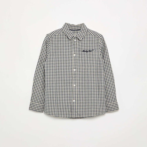 Chemise à carreaux en flanelle