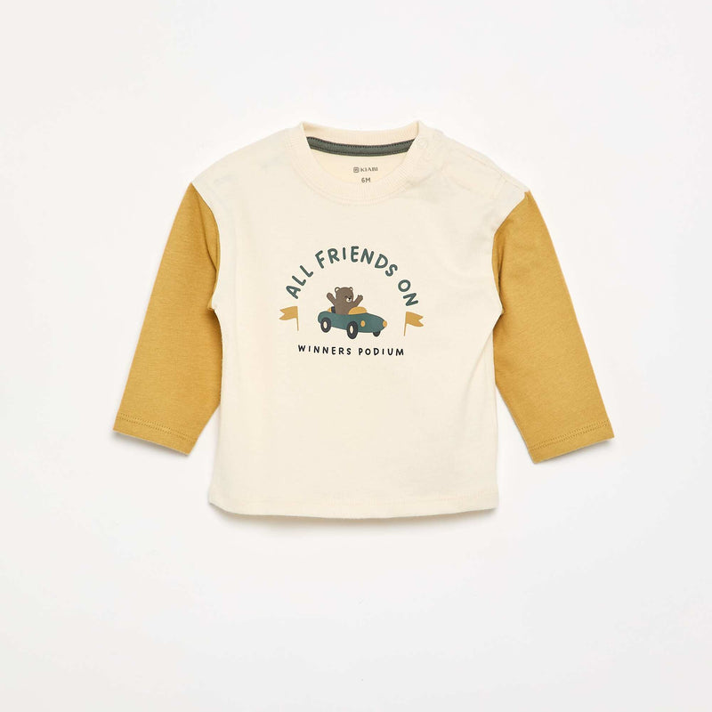 T-shirt imprimé à manches longues