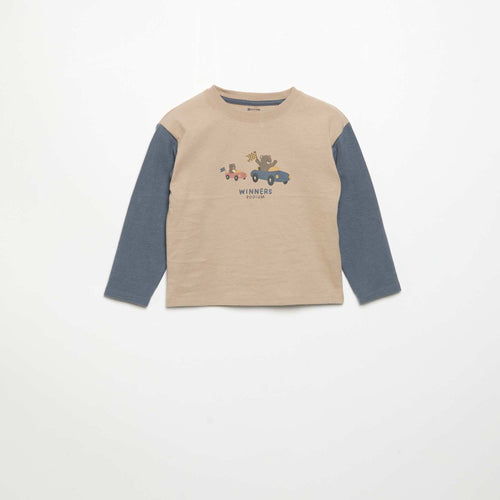 T-shirt imprimé à manches longues