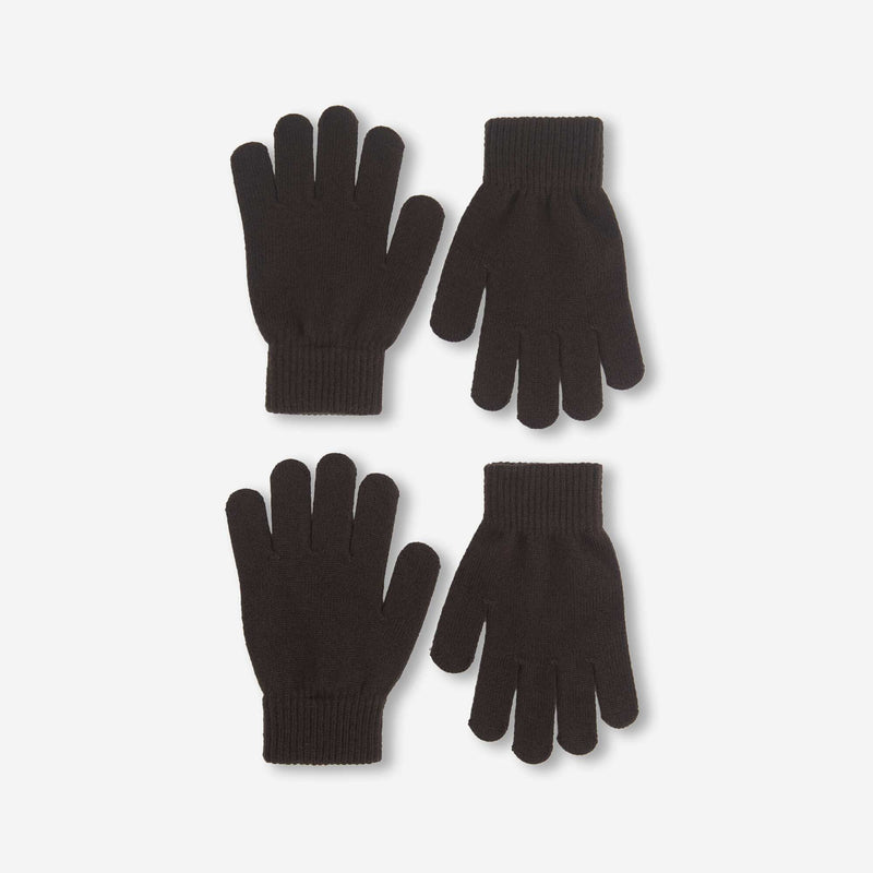 Lot de 2 paires de gants en maille – Marron – Kiabi Maroc