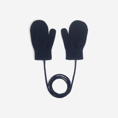 Paire de moufles avec lien