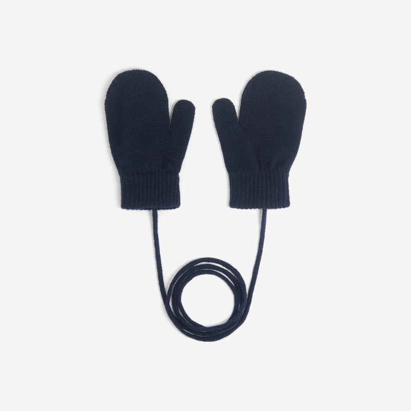 Paire de moufles avec lien – Bleu – Kiabi Maroc