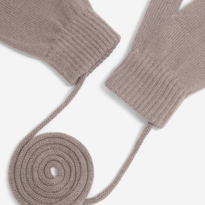 Paire de moufles avec lien – Beige – Kiabi Maroc