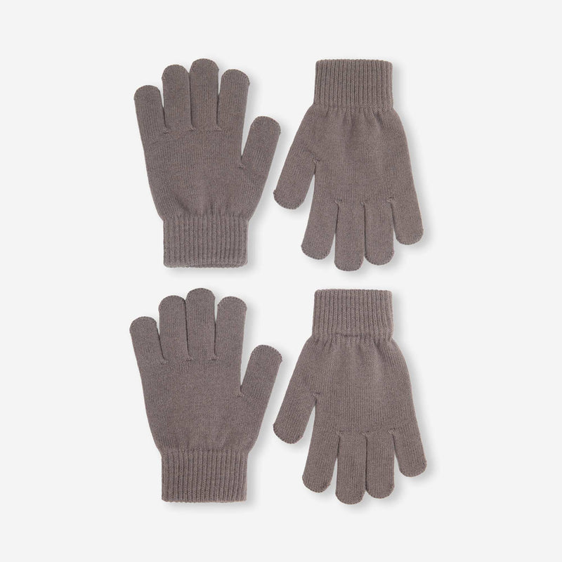 Lot de 2 paires de gants en maille – Beige – Kiabi Maroc