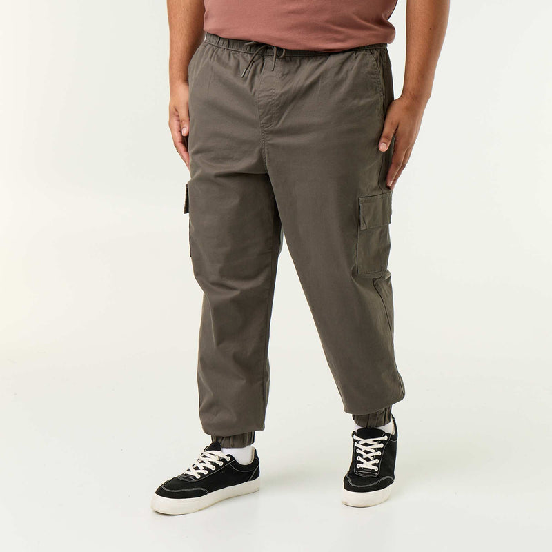 Pantalon large en twill