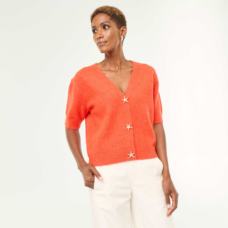 Gilet col V sans manches – Rouge – Kiabi Maroc