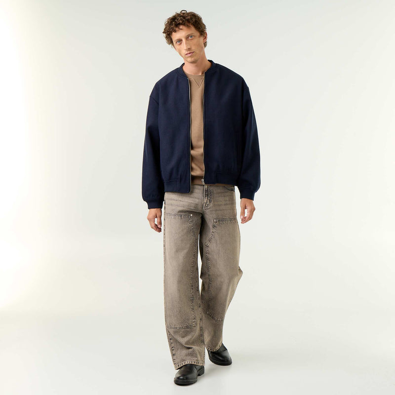 Veste faux lainage