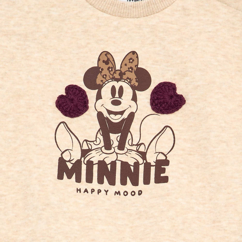 Sweat 'Winnie' 'Disney' avec volants aux épaules – Beige – Kiabi Maroc