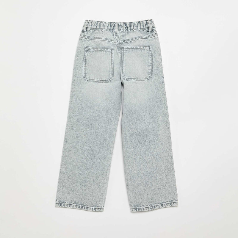 Denim coupe baggy 5 poches