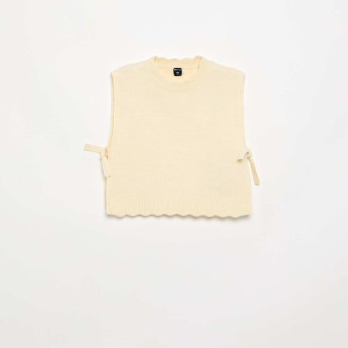 Pull sans manches