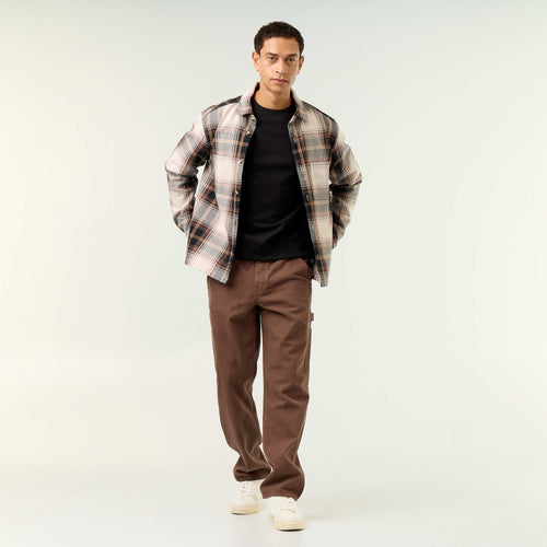 Pantalon style carpenter en denim
