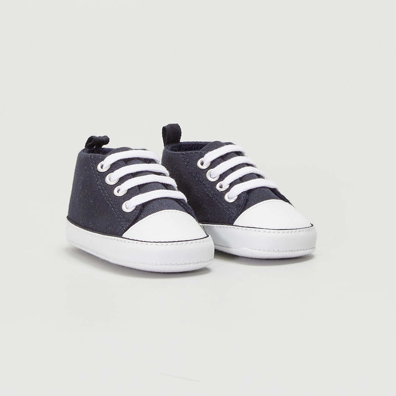 Baskets montantes en toile