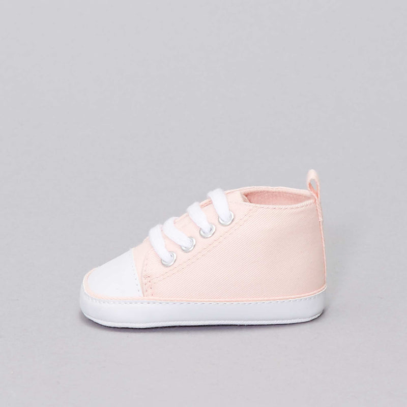 Baskets montantes en toile