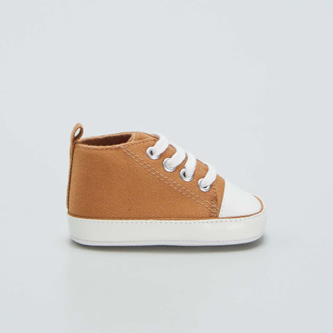 Baskets montantes en toile