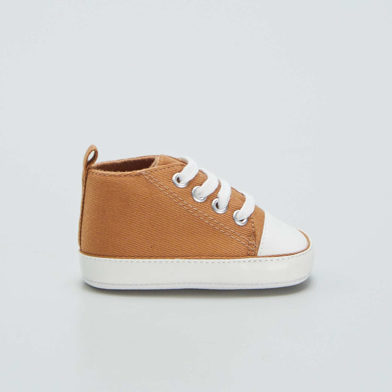 Baskets montantes en toile