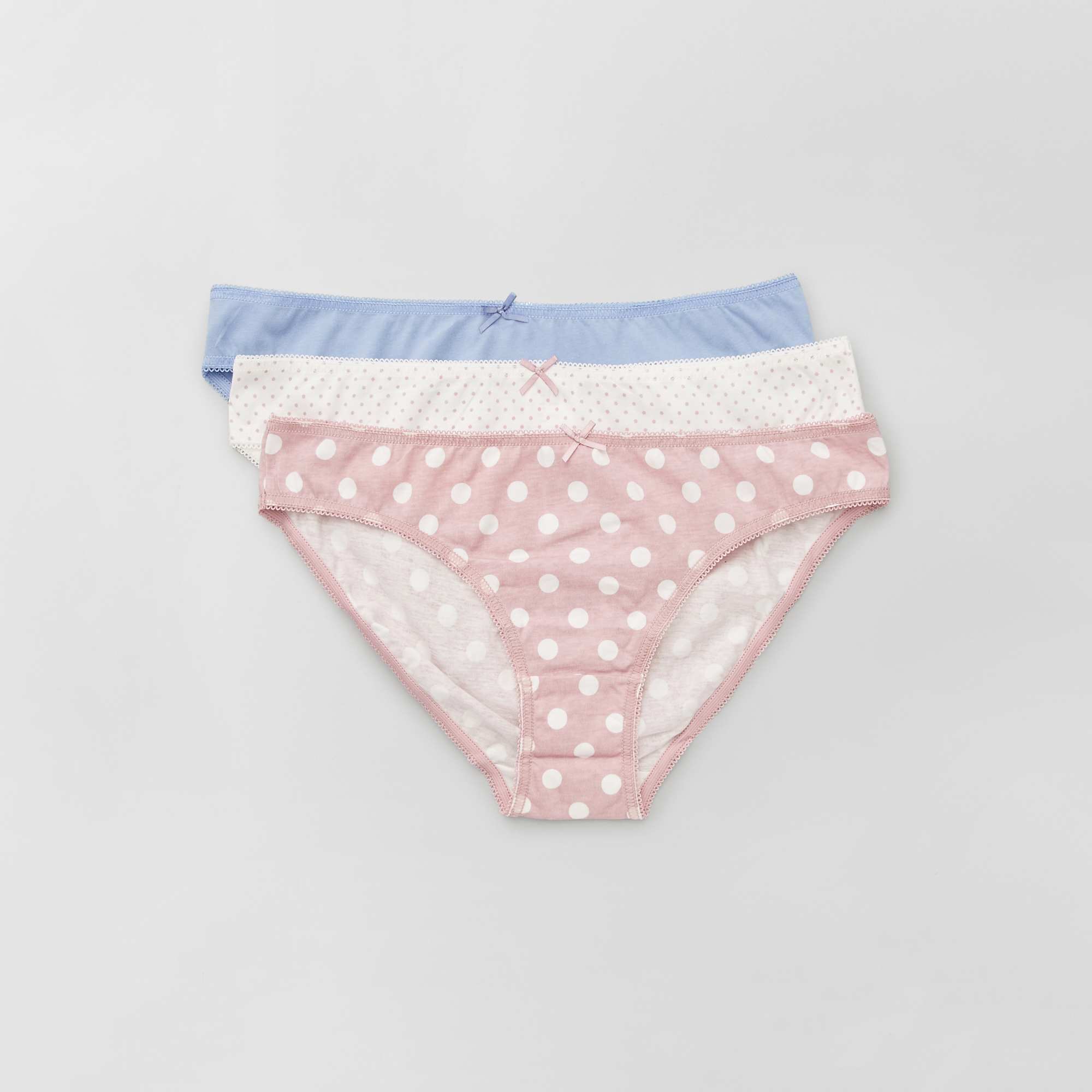 bleu/blanc/rose pois