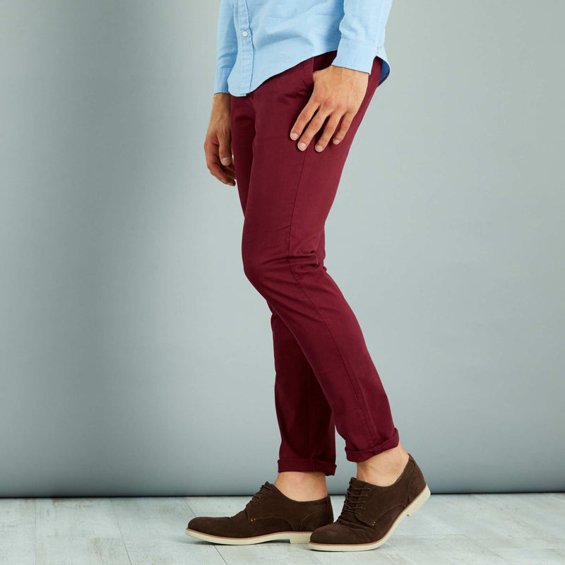 Pantalon chino slim