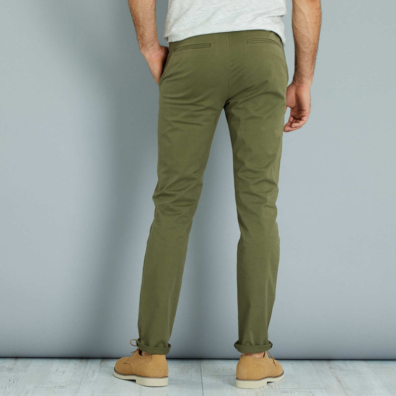 Pantalon chino slim