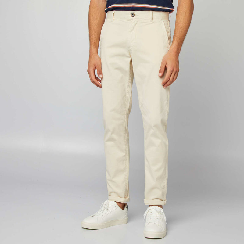 Pantalon chino slim