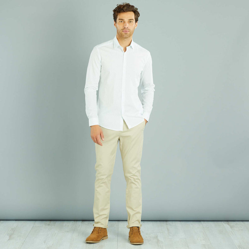 Pantalon chino slim