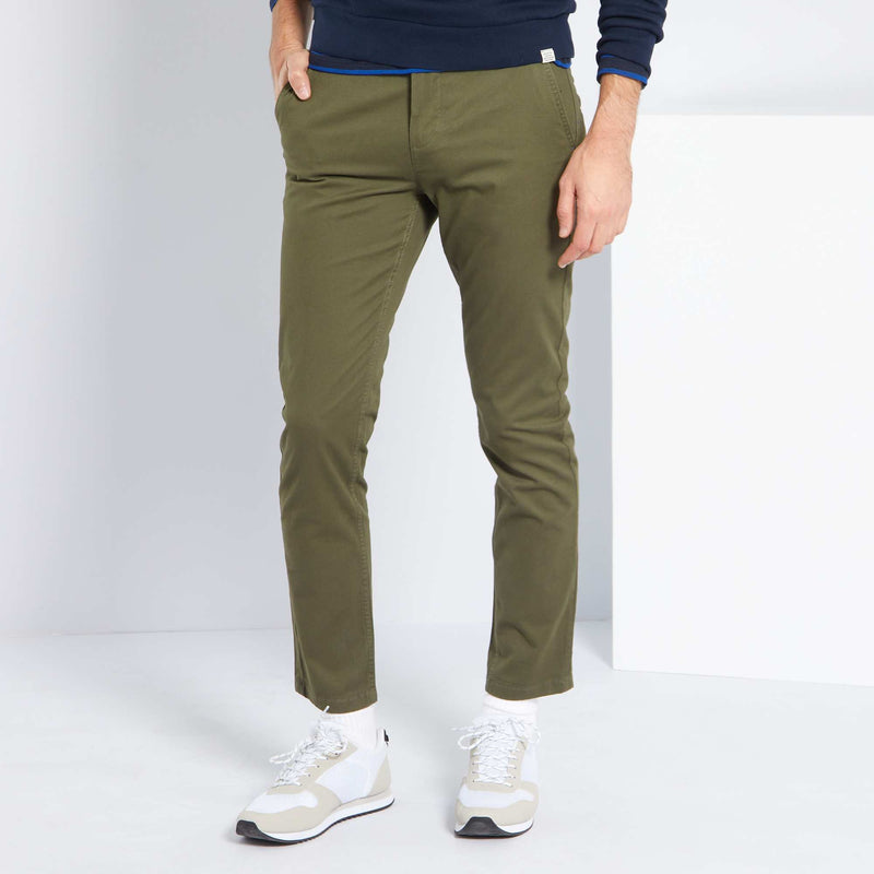 Pantalon chino slim
