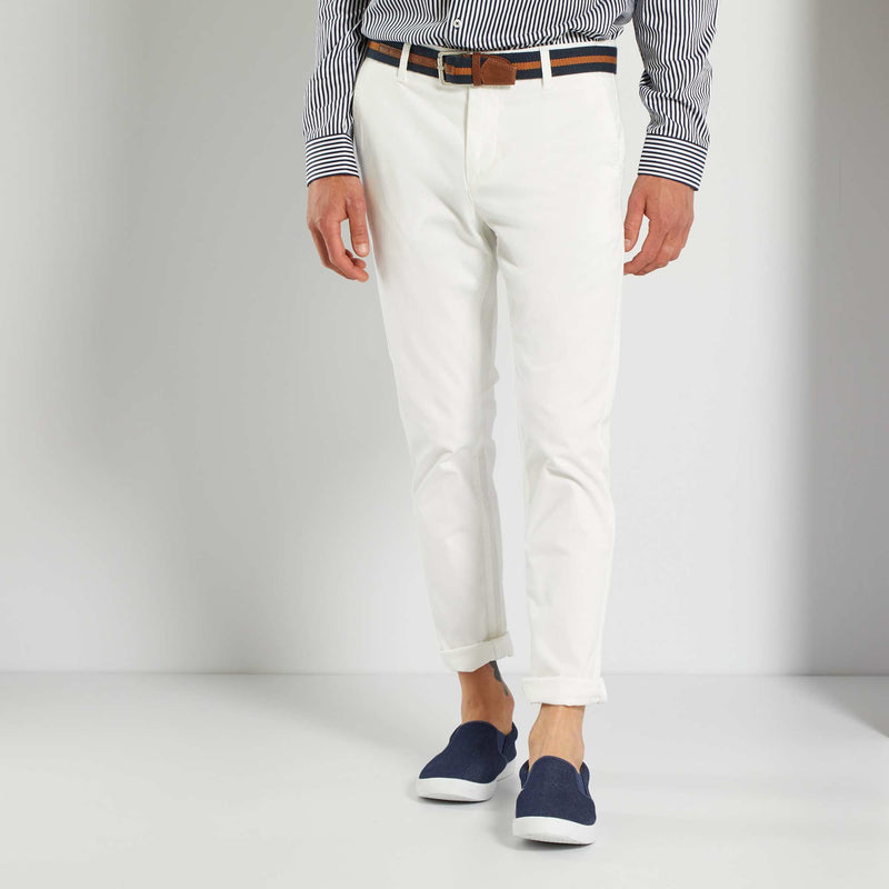 Pantalon chino slim