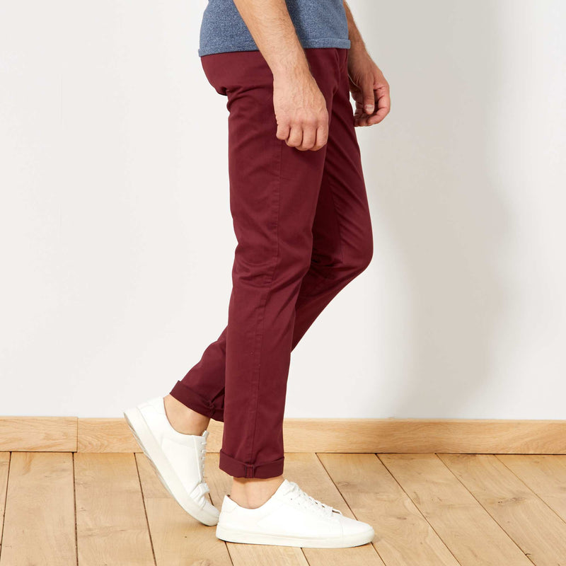 Pantalon chino slim