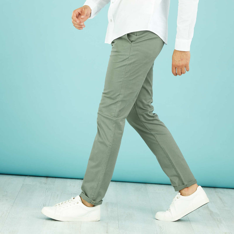 Pantalon chino slim