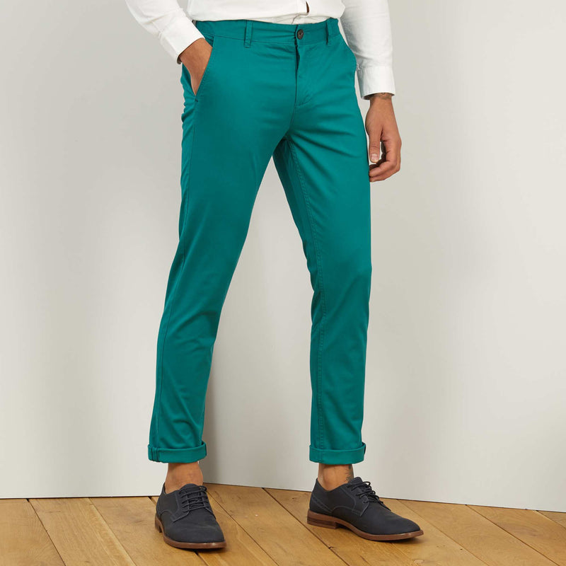 Pantalon chino slim