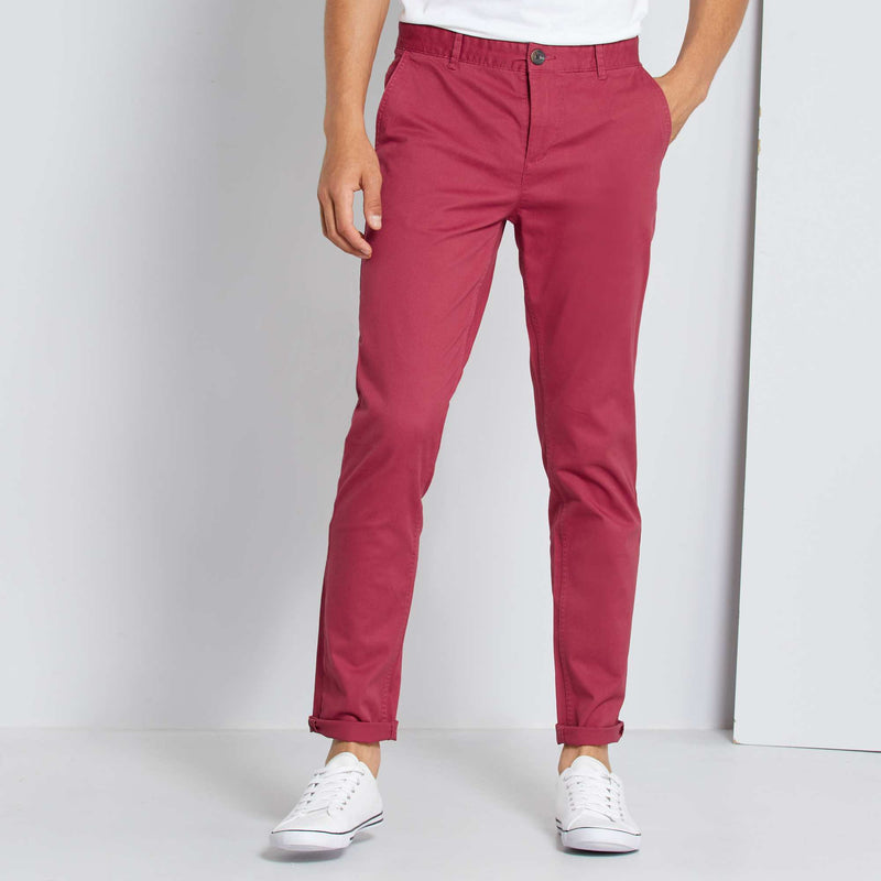 Pantalon chino slim