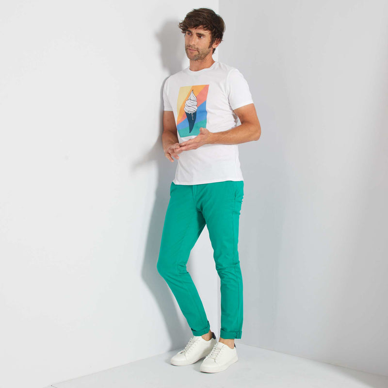 Pantalon chino slim