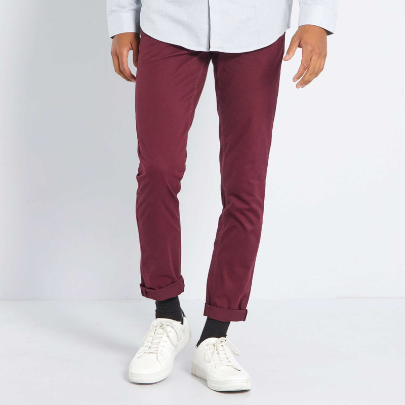 Pantalon chino slim