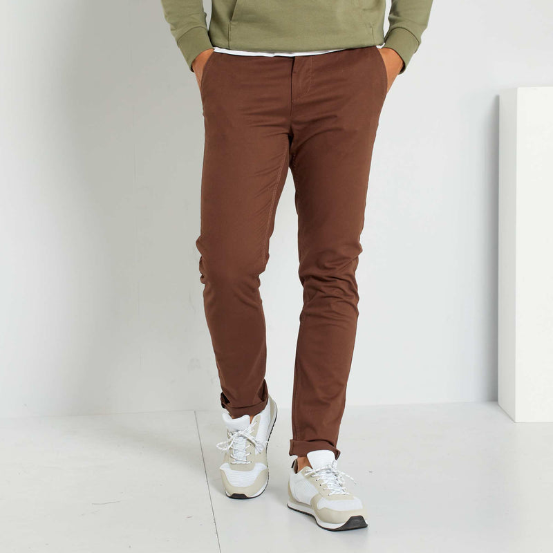 Pantalon chino slim